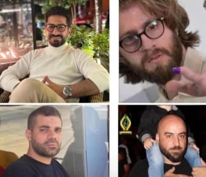 اربع شهداء حصيلة الغارة من مسيرة على سيارة على طريق كفررمان 